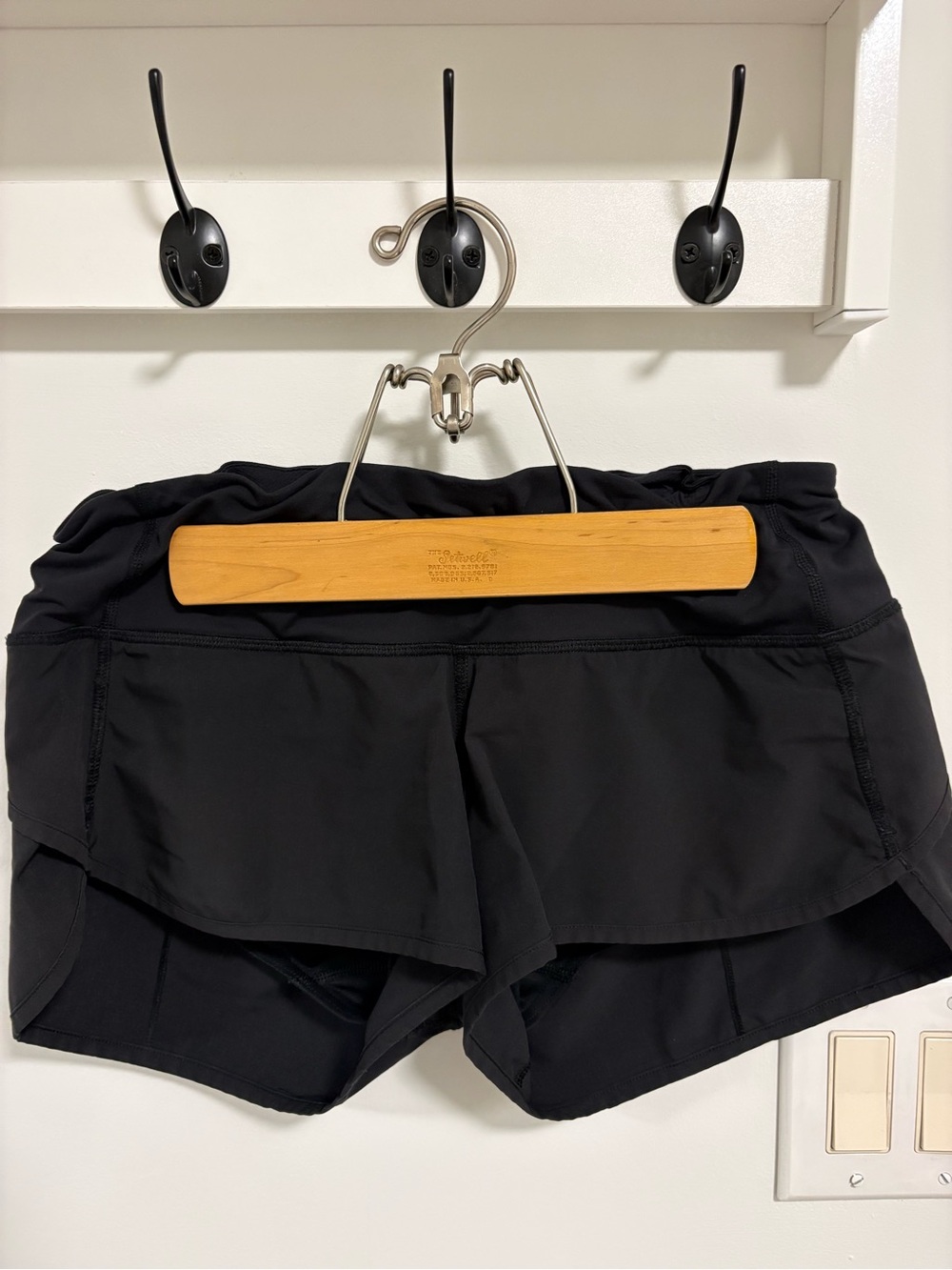 lululemon athletica Black Athletic mini Shorts